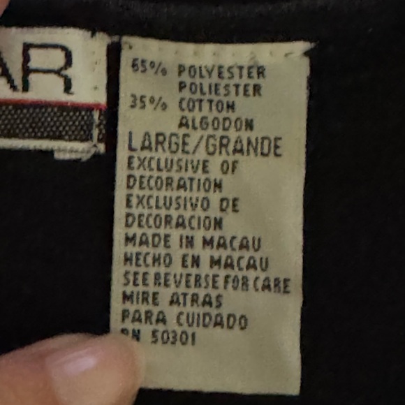 H-92 ChinaWear Black & White Embroidered Sleeveless Summer‎ Blouse Size L - Picture 12 of 14